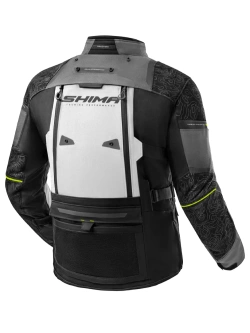 Kurtka motocyklowa tekstylna Shima Tracker szara