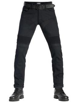Jeansy motocyklowe Pando Moto Karldo Slim czarne