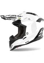 Kask enduro Airoh Aviator 3 Evo Fim czarno-biały połysk
