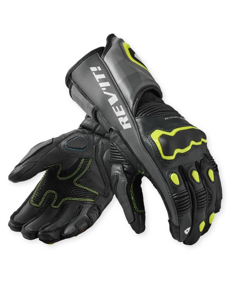 Rękawice motocyklowe REV’IT! Quantum 3 szaro-fluo