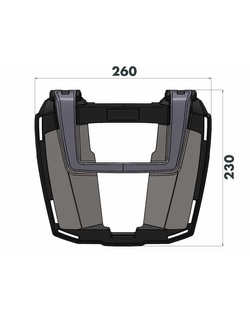 Stelaż pod kufer centralny Hepco&Becker Easyrack BMW C 400 GT (25-)