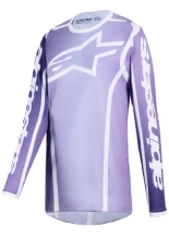 Bluza cross damska Alpinestars MX Stella Fluid Apex fioletowo-biała