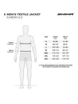 Kurtka motocyklowa tekstylna Shima X-Mesh 2.0 czarna