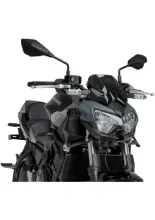 Boczne spoilery dociskowe Puig D12 Kawasaki Z650 (20-) czarne matowe