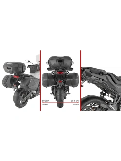 Stelaż kufrów bocznych Monokey Tech 3 GIVI Yamaha Tracer 9/ GT/ GT+ (25-)