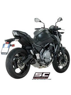 Pełny układ wydechowy 2-1 z tłumikiem SC1-R [homologacją euro 4] SC-Project do Kawasaki Z 650 [17]