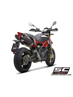 Tłumik motocyklowy SC Project SC1-M carbon Aprilia Dorsoduro 900 (17-20) włókno węglowe