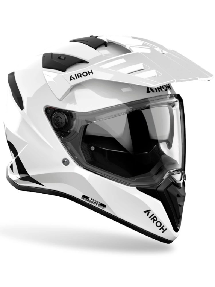 Kask adventure Airoh Bandit Color biały połysk