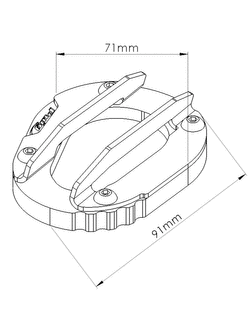 Poszerzenie stopki bocznej Puig do Triumph Tiger 900 (20-22), Tiger GT / GT Pro (20-)