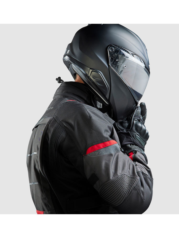 Kurtka motocyklowa tekstylna Rebelhorn Cubby V czarno-czerwona