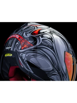 Kask integralny Icon Domain Nouveau szary