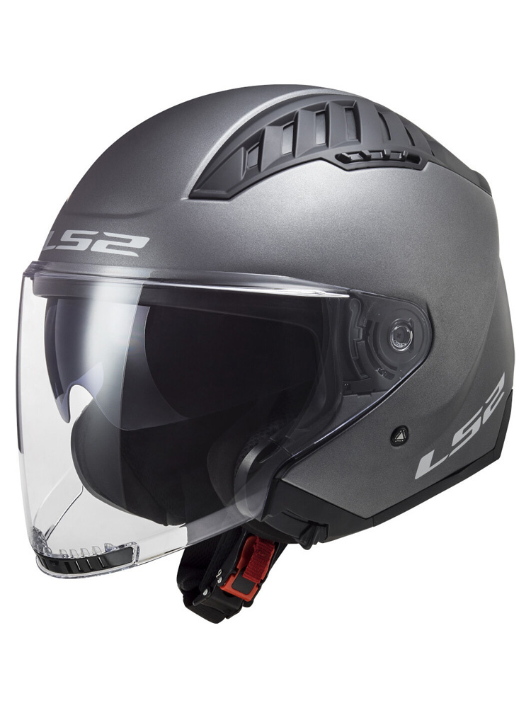 Kask otwarty LS2 OF600 Copter II Solid titanium matowy