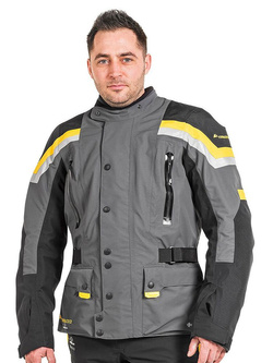 Kurtka motocyklowa tekstylna Touratech Companero Weather Traveller szara