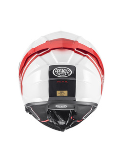 Kask integralny Premier Devil PH2 biało-czerwono-szary