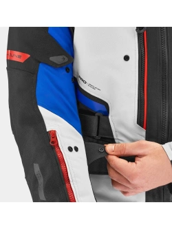 Kurtka motocyklowa tekstylna Shima Dune czarno-niebieska