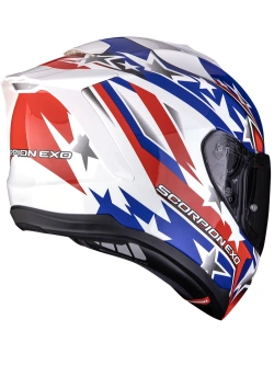 Kask integralny Scorpion EXO-1500 AIR Etoile biało-niebiesko-czerwony