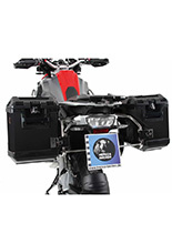 Zestaw: kufry boczne + stelaże Hepco&Becker Xplorer Cutout BMW R1200GS LC Adventure (14-18) czarne
