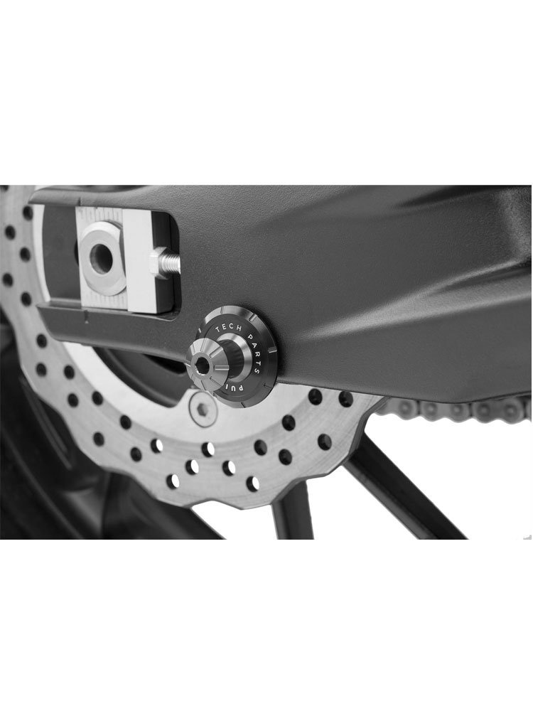 Rolki wahacza PUIG do motocykli Kawasaki / KTM RC (M10x125 - srebrne PRO)