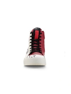 Buty motocyklowe damskie Alpinestars Stella Stated Flair biało-czerwone