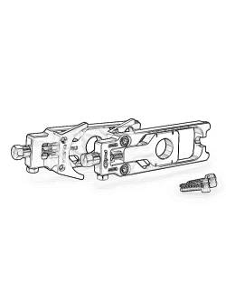 Napinacze łańcucha PUIG Honda CB1000 Hornet/Sp (25-) pomarańczowe