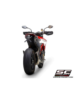 Tłumik SC-Project SC1-R Titanium / Carbon (Wersja wysoka) - Ducati Hypermotard 939 / SP [16-18]