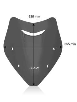 Szyba motocyklowa WRS Sport Benelli TRK 702/ X (23-) mocno przyciemniana