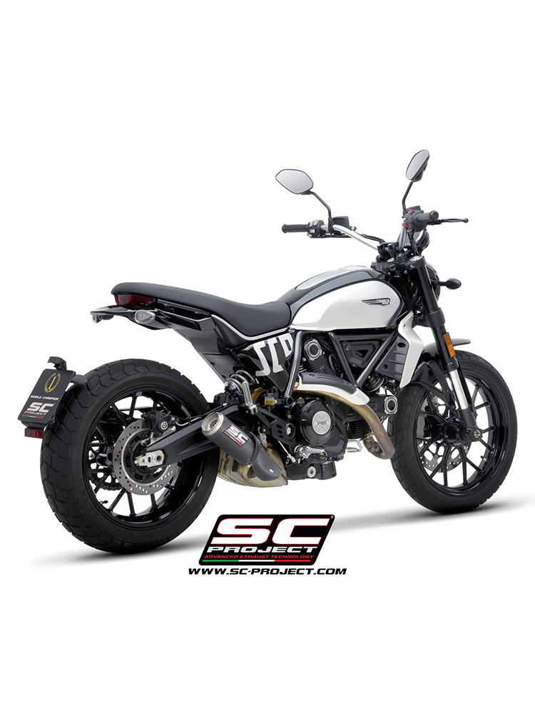 Tłumik motocyklowy SC-Project CR-T Ducati Scrambler 800 (23-) carbon