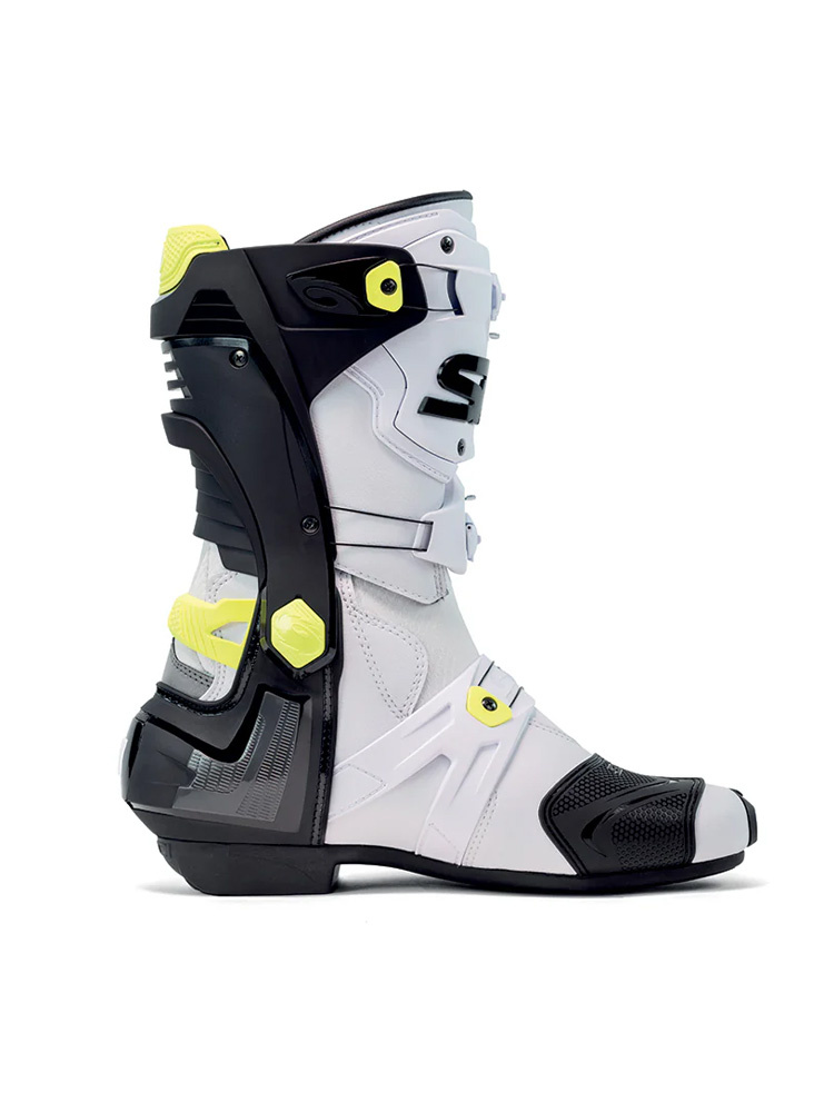 Buty motocyklowe Sidi Rex biało-czarno-żółte