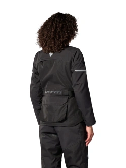 Kurtka motocyklowa damska tekstylna REV’IT! Outback 5 H2O czarna