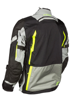 Kurtka motocyklowa tekstylna Klim Badlands Pro czarno-szaro-fluo żółta