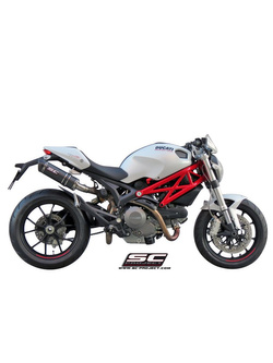 Podwójny tłumik SC-Project GP-Tech Carbon - Ducati Monster 696 [09-14]