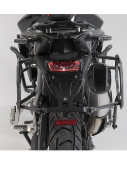 Zestaw: kufry boczne + stelaże EVO ABS Aero System Sw-Motech do Triumph Tiger 1050 (06-12) [pojemność: 2 x 25 L]