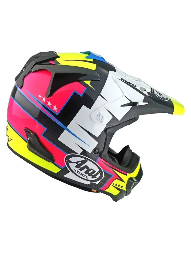 Kask enduro Arai MX-V Evo Battle żółty
