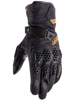Rękawice motocyklowe Leatt Hydradri 6.5 Stealth czarno-szaro-brązowe