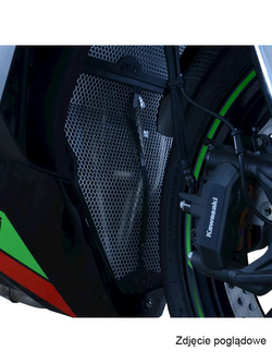 Osłona kolektorów wydechowych R&G Racing Kawasaki ZX-25R (20-) zielona