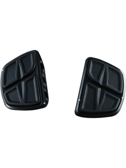 Podesty Kinetic Mini czarne + adaptery 8826 Kuryakyn do Kawasaki (wybrane modele)