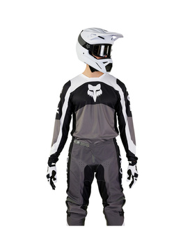 Bluza enduro Fox 180 Nitro czarno-biało-szara