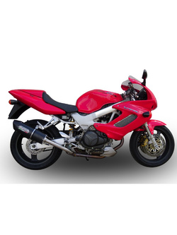 Podwójny tłumik G.P.R Furore Nero [Slip-On, Black Aluminium] - Honda VTR 1000 F Firestorm [97-07]