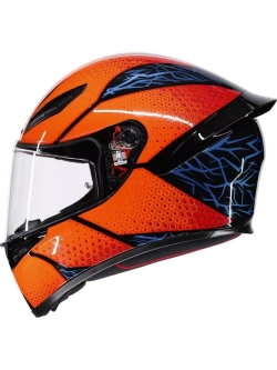 Kask integralny AGV K1 S Speedarmor czarno-pomarańczowo-niebieski