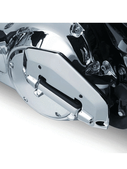 Podesty kierowcy lub pasażera Hex chrom + adaptery 8883 Kuryakyn do Harley Davidson (Wybrane modele)