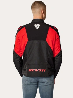Kurtka motocyklowa tekstylna REV’IT! Control H2O czarno-czerwona