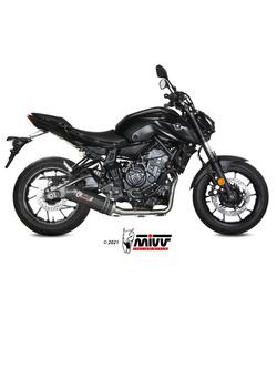 Pełny układ wydechowy (Oval) MIVV do Yamaha MT-07 / FZ-07 (14-) carbon