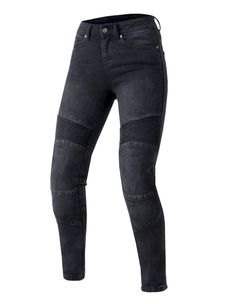 Jeansy motocyklowe damskie Ozone Agness II czarne