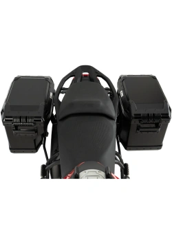 Zestaw: kufry boczne + stelaże Hepco&Becker Xplorer Cutout Ducati Multistrada V2/S (25-) czarne