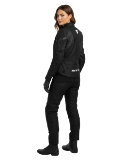 Kurtka motocyklowa damska tekstylna REV’IT! Control H2O czarno-szara