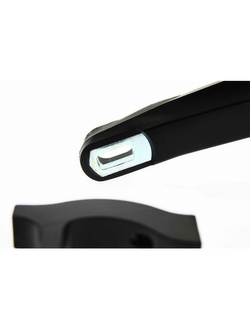 Handbary uniwersalne Acerbis X-Factor z aluminowym rdzeniem czarno-białe [mocowanie w zestawie]