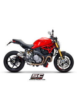 Tłumik SC-Project CR-T Titanium [tytanowa rura łącząca] (Slip on) - Ducati Monster 1200 [16]