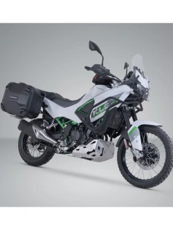 Zestaw: kufry boczne DUSC L + stelaże PRO SW-Motech Kawasaki KLE 500/ SE (26-) [poj.: 2 x 41l]