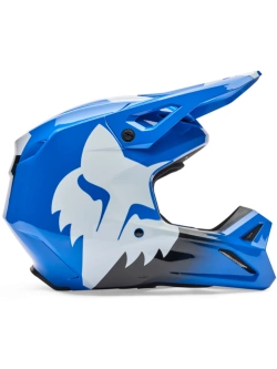 Kask enduro Fox V1 Shield niebiesko-czarny