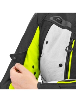 Kurtka motocyklowa damska tekstylna Shima Dune fluo-czarna